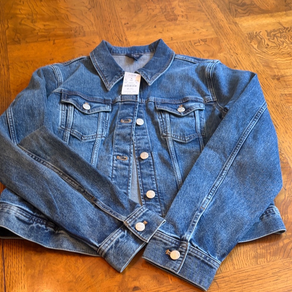 J. Crew Factory Blue Jean Jacket. NWT size medium